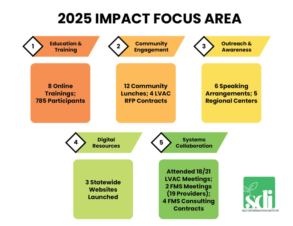 2025 SDP Accomplishments 2025 Impact Focus Area listing 2025 SDP Accomplishments